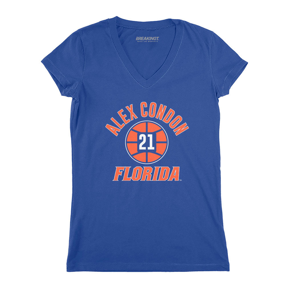 Florida Basketball: Alex Condon Name Number Ball
