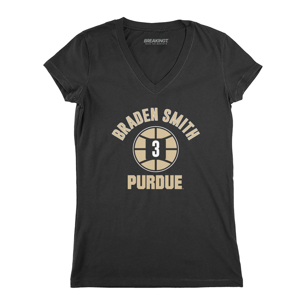 Purdue Basketball: Braden Smith Name Number Ball