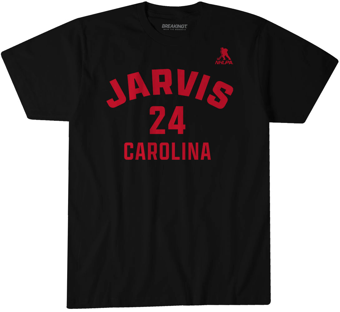 Seth Jarvis: Carolina Name & Number