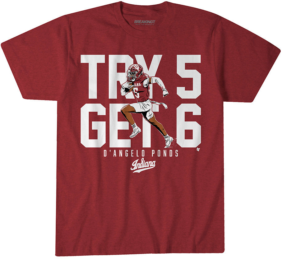Indiana Football: D'Angelo Ponds Try 5 Get 6