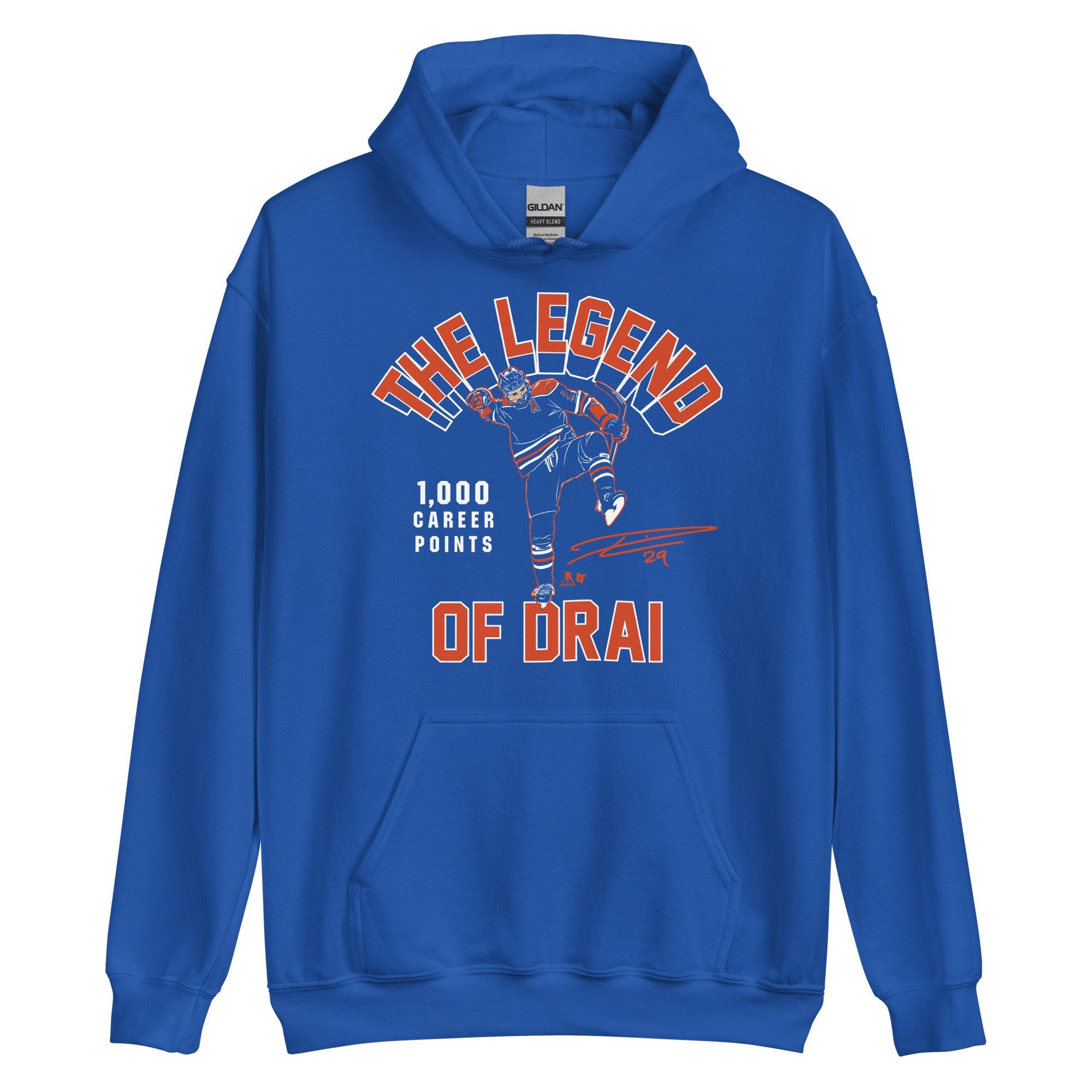 Leon Draisaitl: The Legend of Drai 1,000 Points Hoodie
