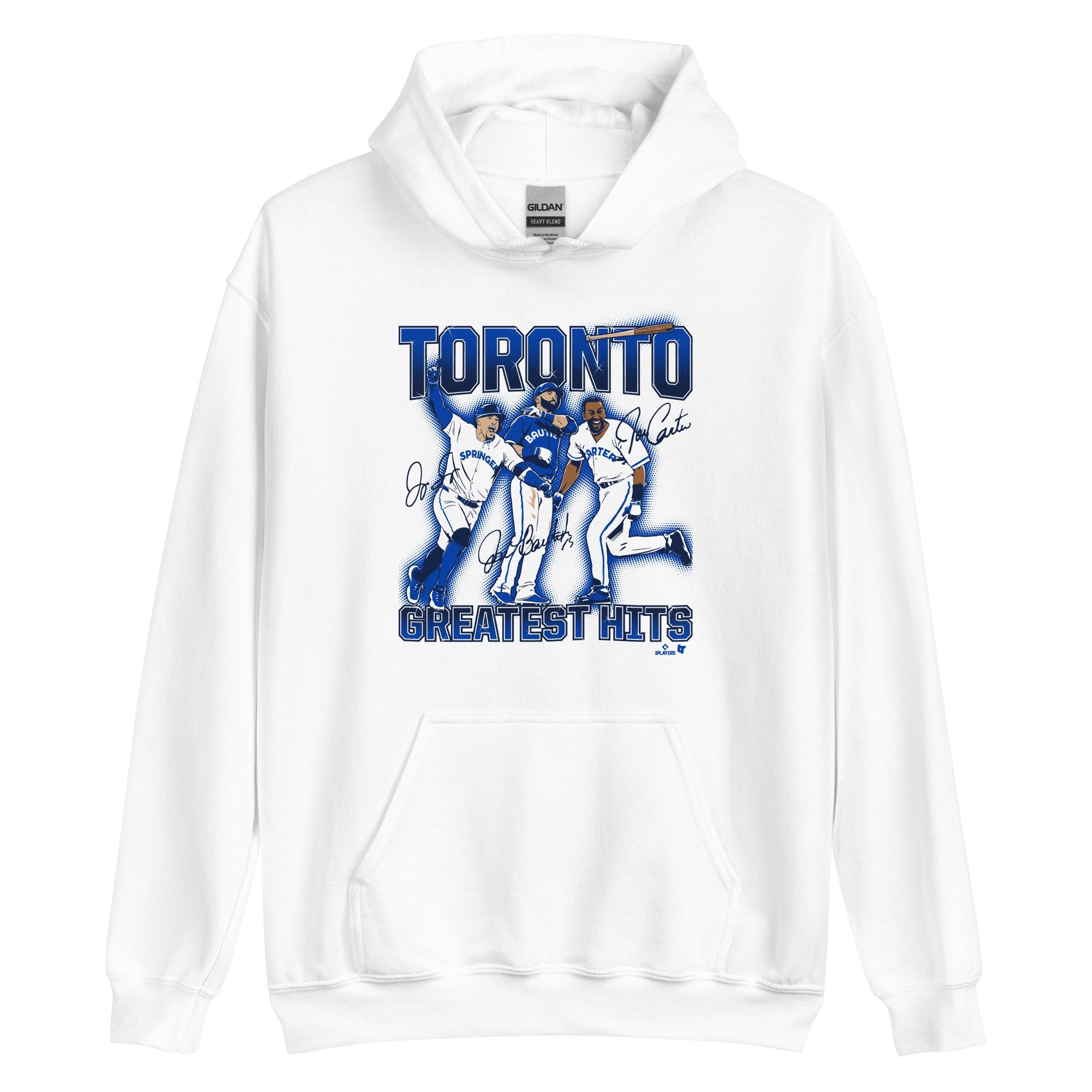 Joe Carter, Jose Bautista, & George Springer: Toronto's Greatest Hits Hoodie
